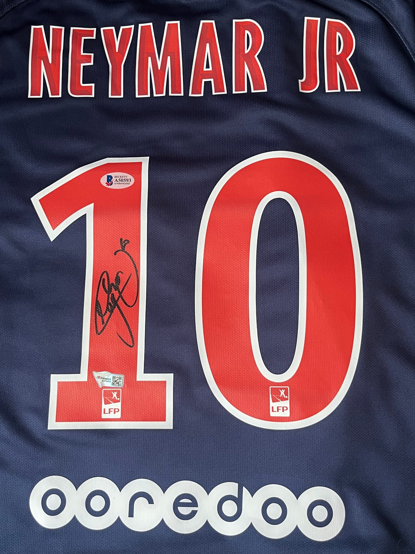 Neymar Jr. Signed PSG 2018-2019 Home Jersey