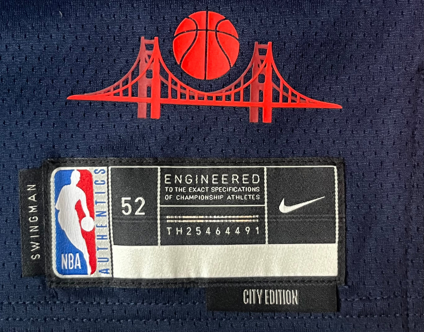 Stephen Curry Golden State Warriors Signed Nike Navy Swingman Jersey