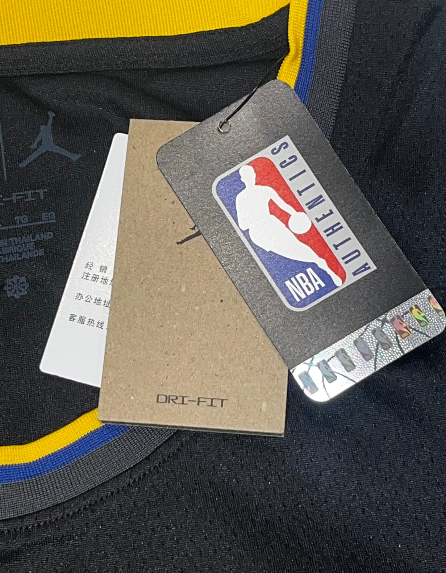 Stephen Curry Signed Jordan Black Statement Swingman Jersey USA SM JSA LOA