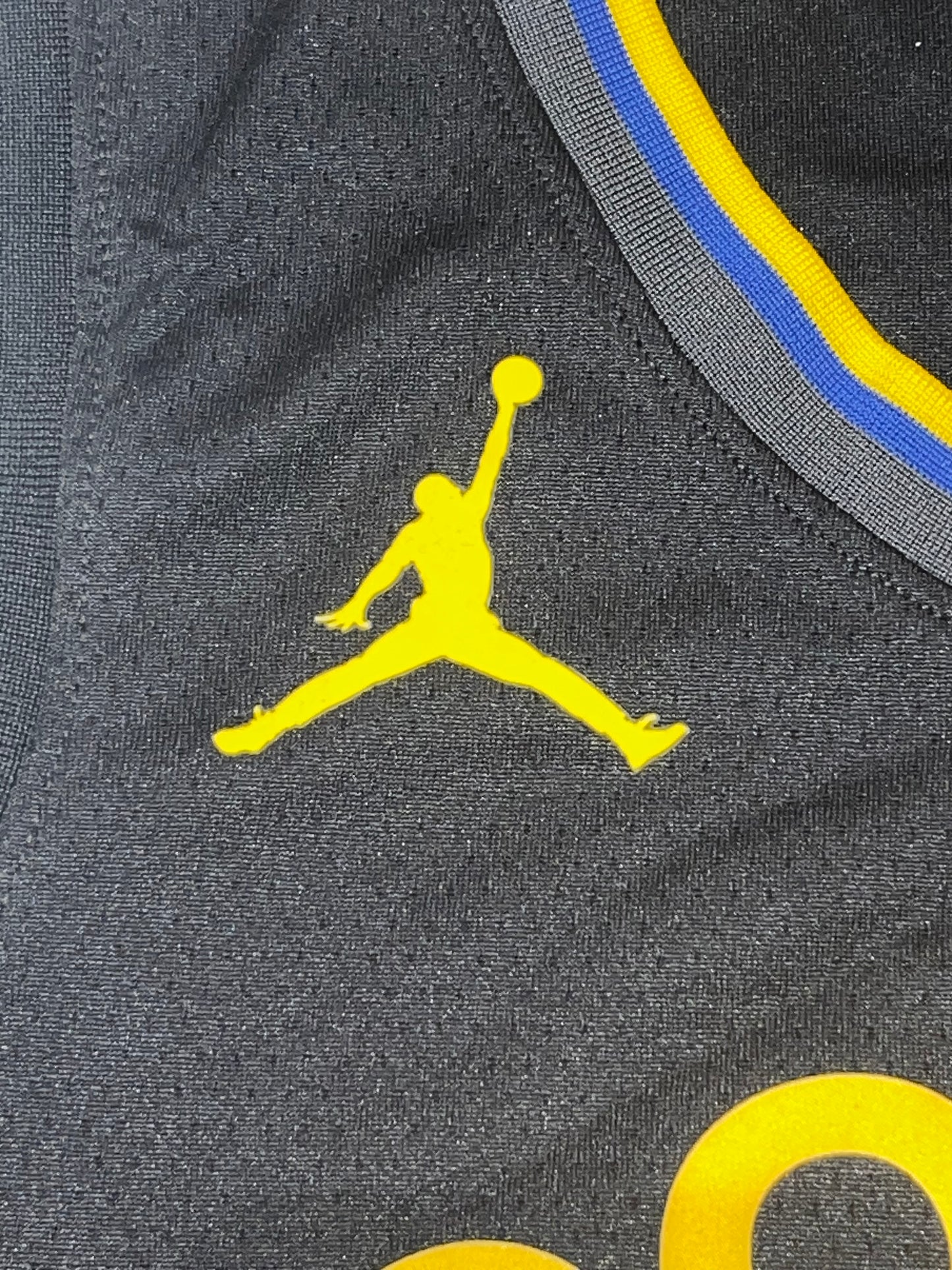 Stephen Curry Signed Jordan Black Statement Swingman Jersey USA SM JSA LOA