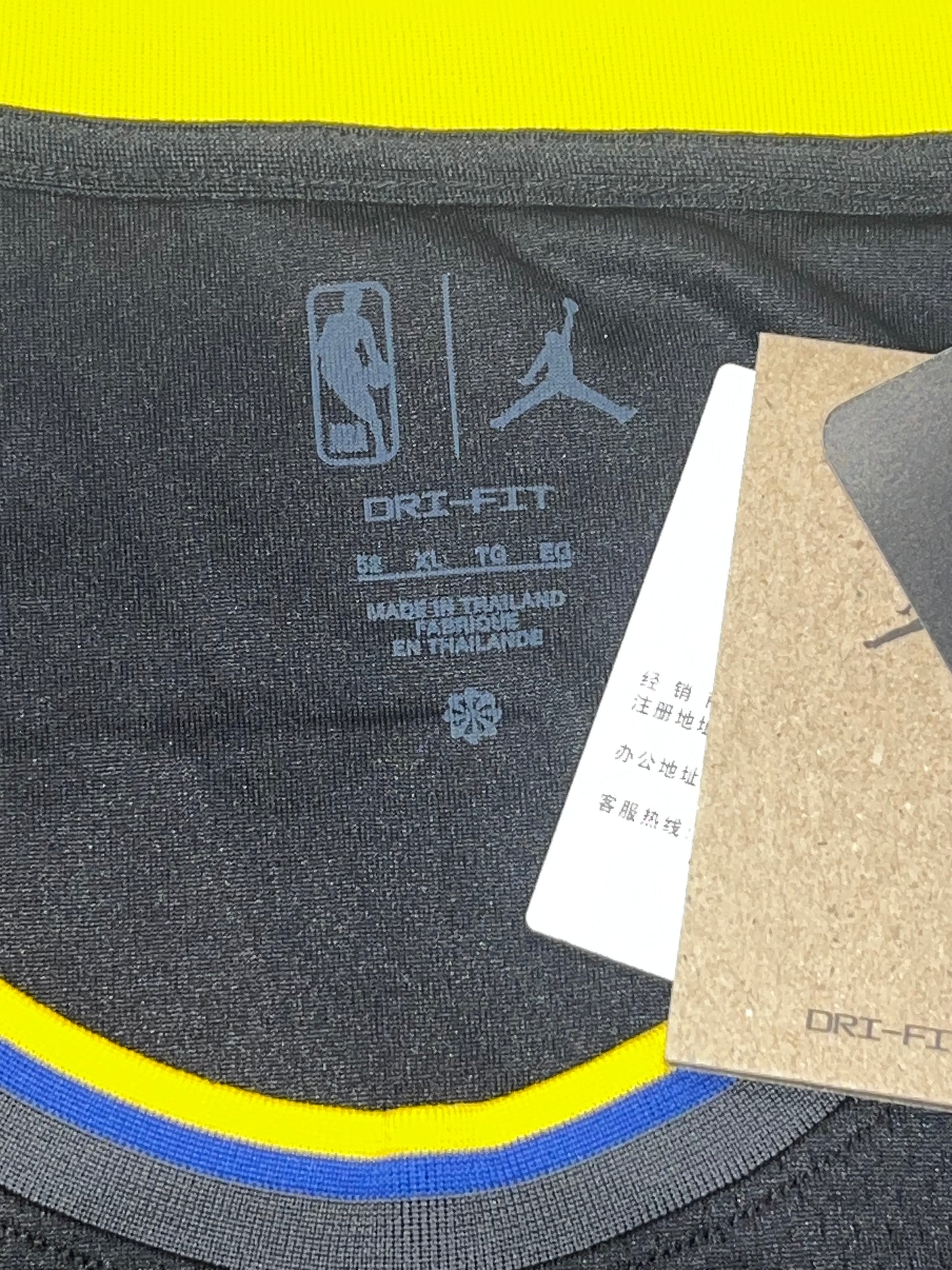 Stephen Curry Signed Jordan Black Statement Swingman Jersey USA SM JSA LOA