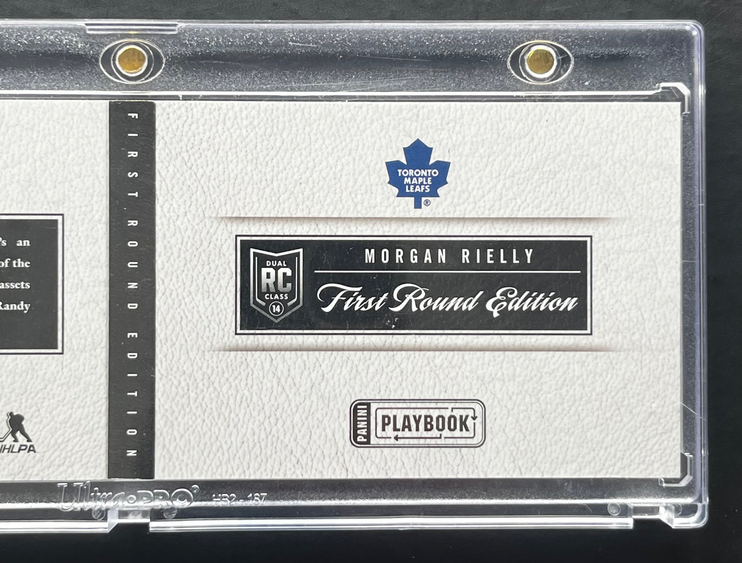 2013 PANINI PLAYBOOK MORGAN RIELLY FIRST ROUND ROOKIE JERSEY AUTO