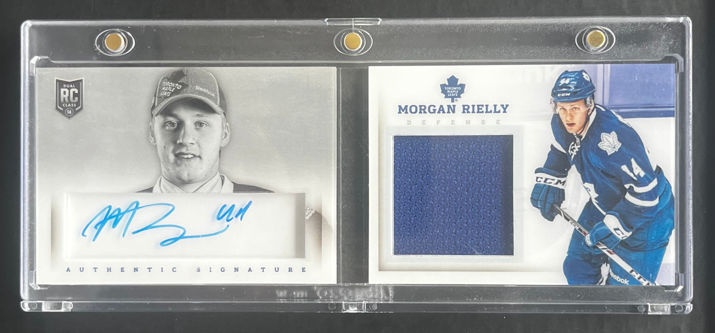 2013 PANINI PLAYBOOK MORGAN RIELLY FIRST ROUND ROOKIE JERSEY AUTO