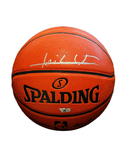 Isiah Thomas Autographed Detroit Pistons Fanatics Authenticated Spalding Basketball