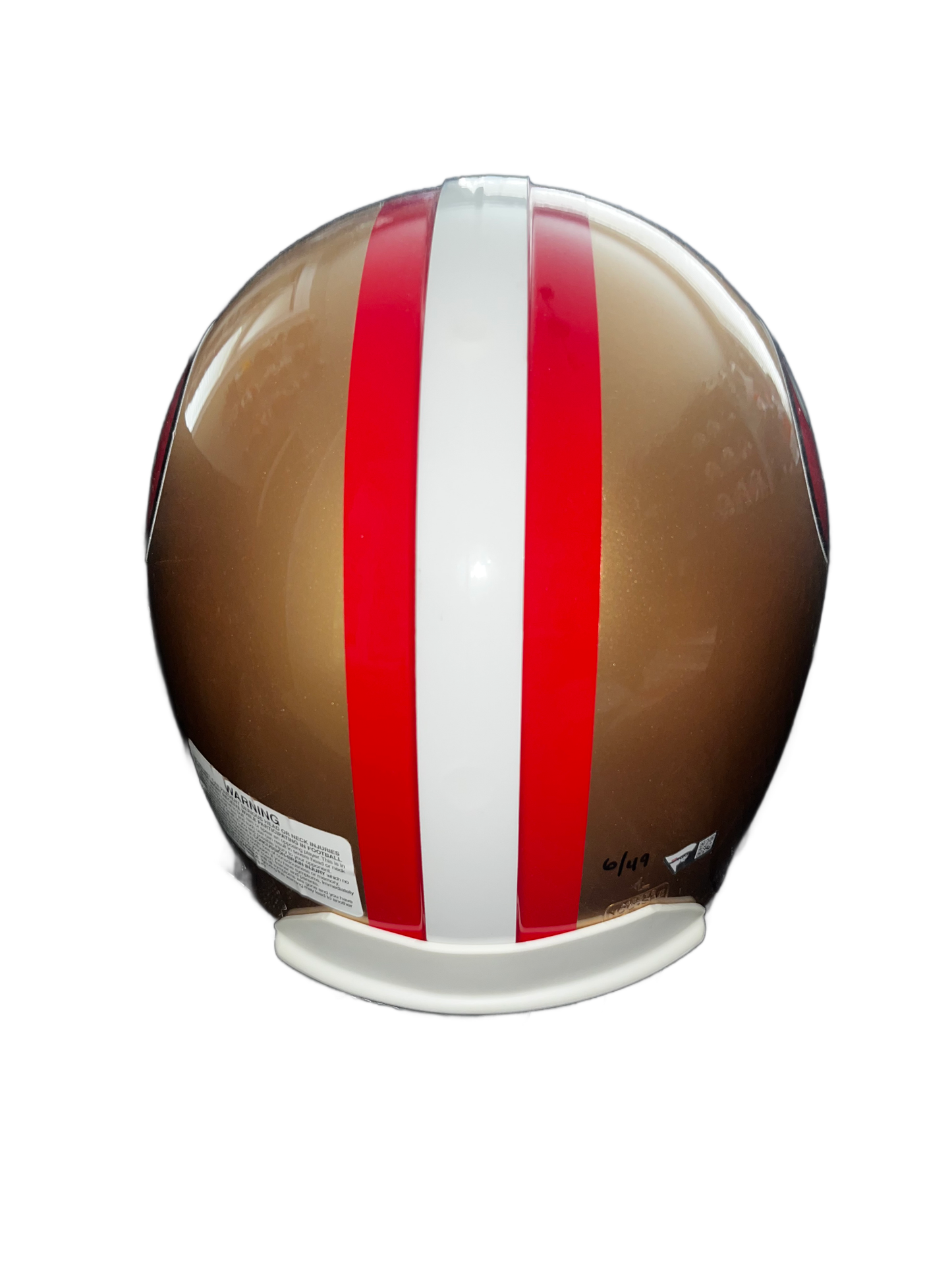 Jerry Rice Autographed Full Size Pro Football Helmet