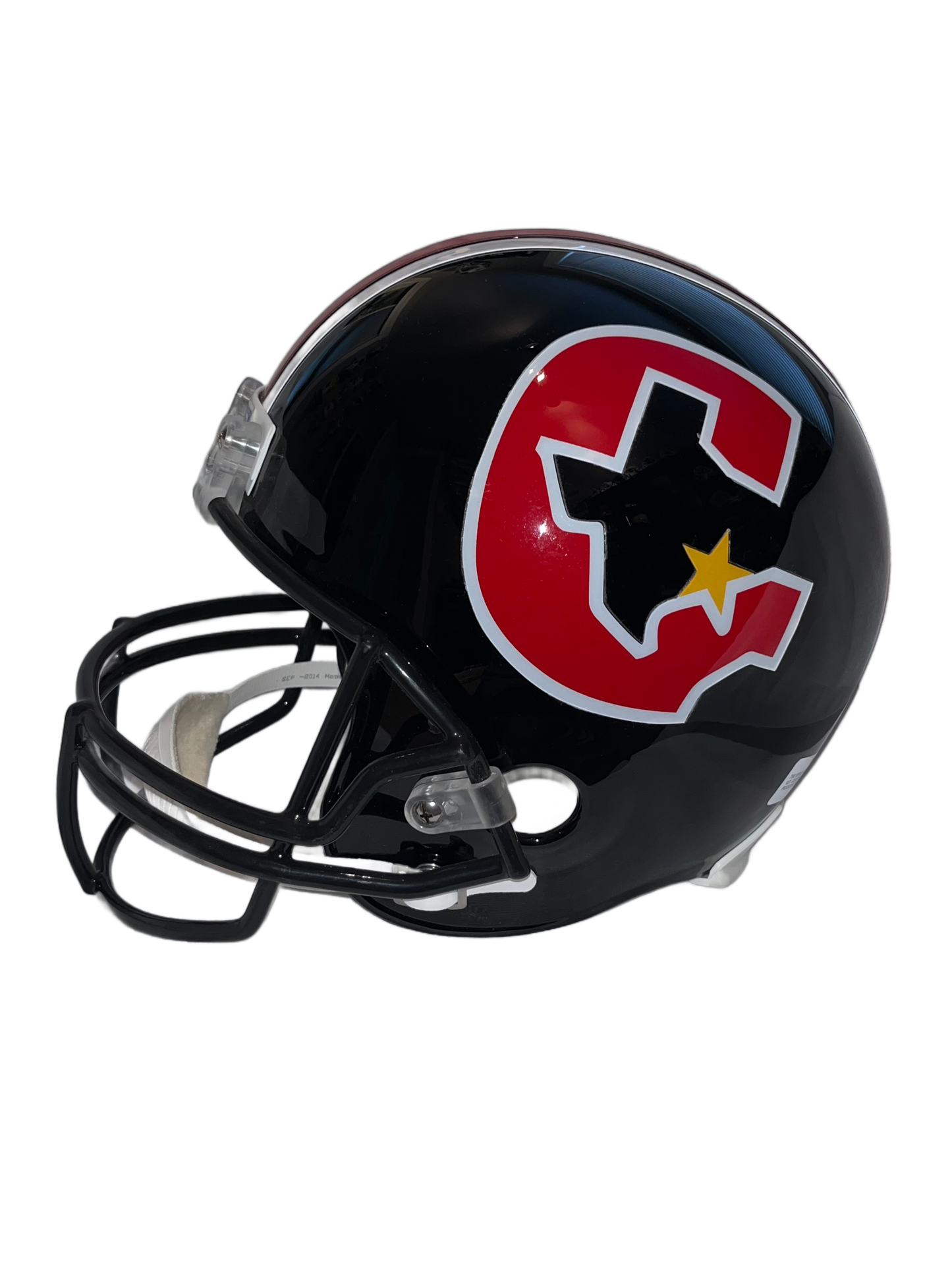 Jim Kelly Autographed Houston Gamblers Schutt Full Size USFL Helmet