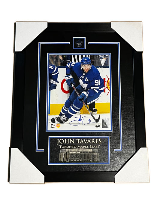 Toronto Maple Leafs John Tavares Autographed Framed 8x10