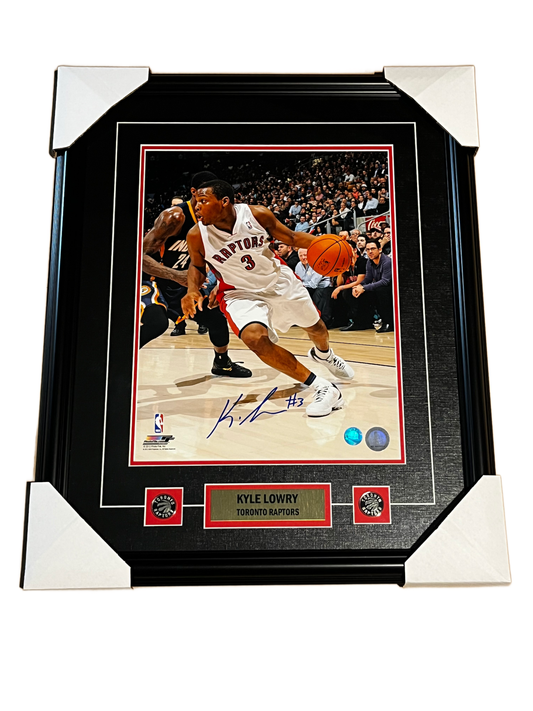 Kyle Lowry Autographed Framed 11x14