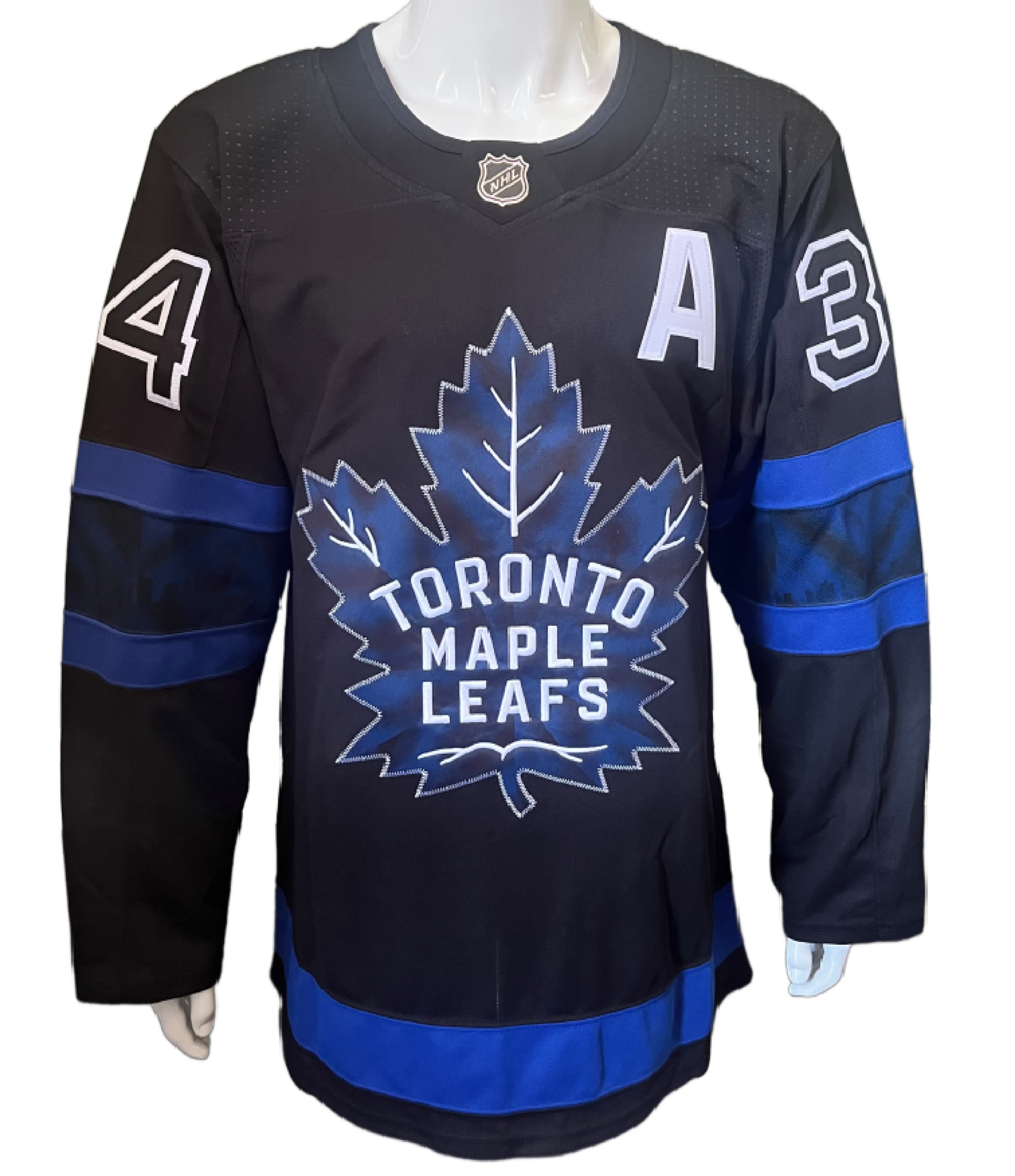 Auston Matthews Black Toronto Maple Leafs Autographed Jersey