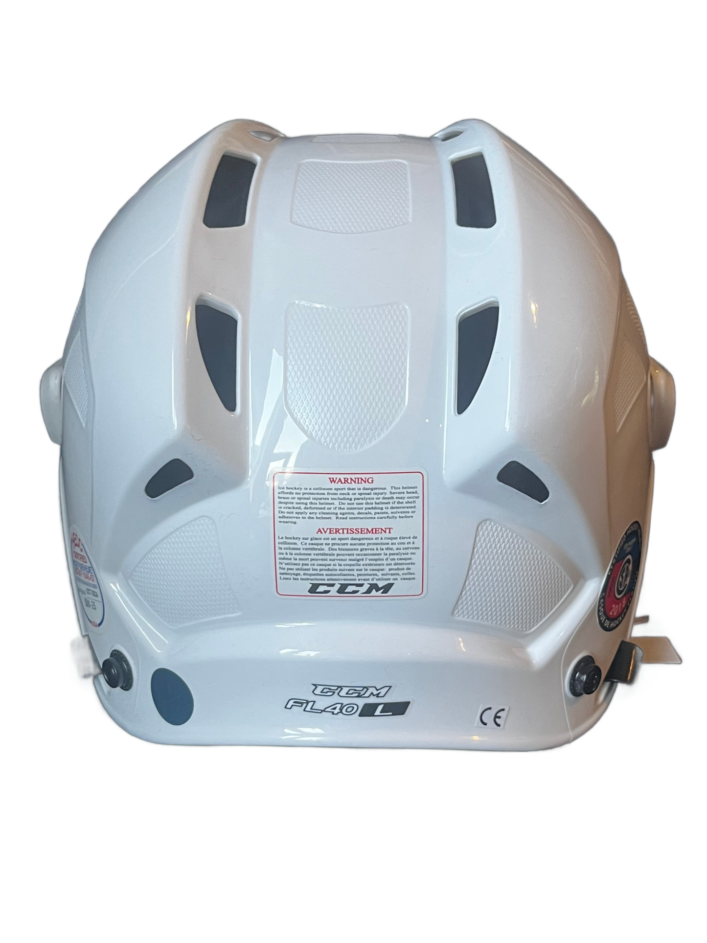 Brian Leetch Autographed White CCM Hockey Helmet New York Rangers