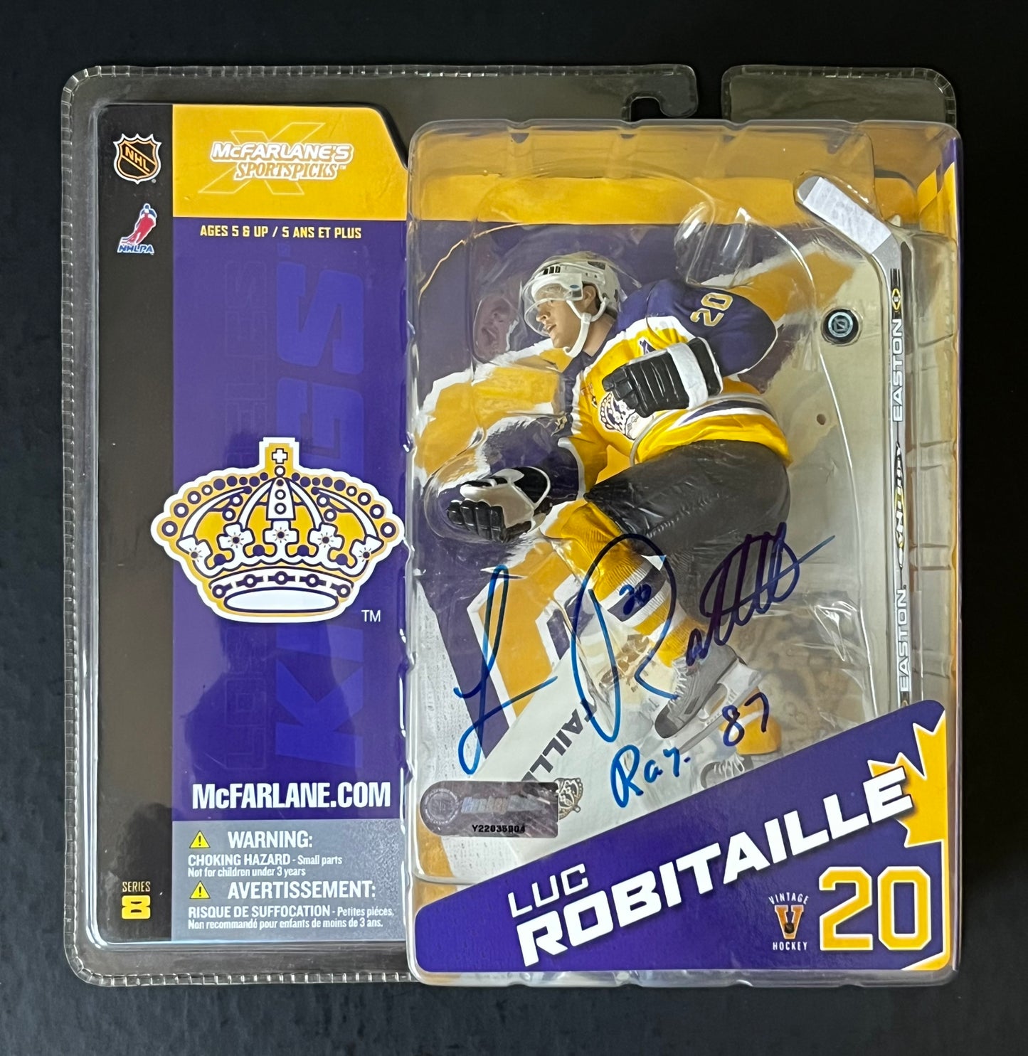 Luc Robitaille Autographed McFarlane Figure