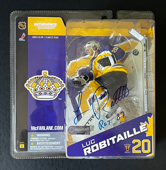 Luc Robitaille Autographed McFarlane Figure