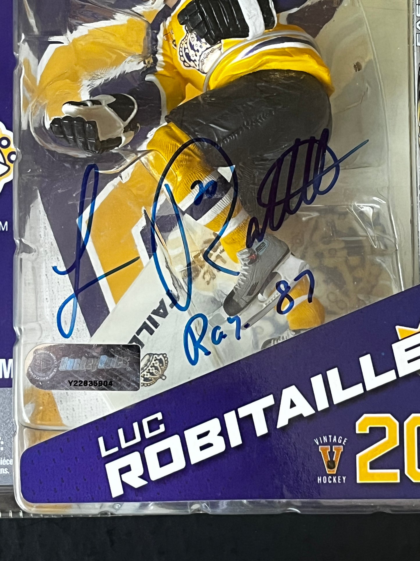 Luc Robitaille Autographed McFarlane Figure