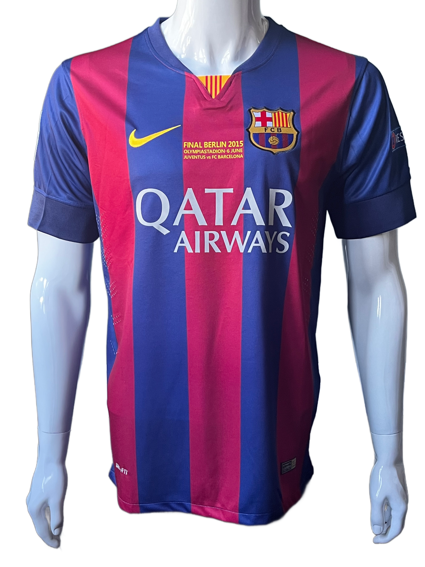 Lionel Messi Autographed F.C. Barcelona 2014/15 Home Jersey Nike, Fanatics