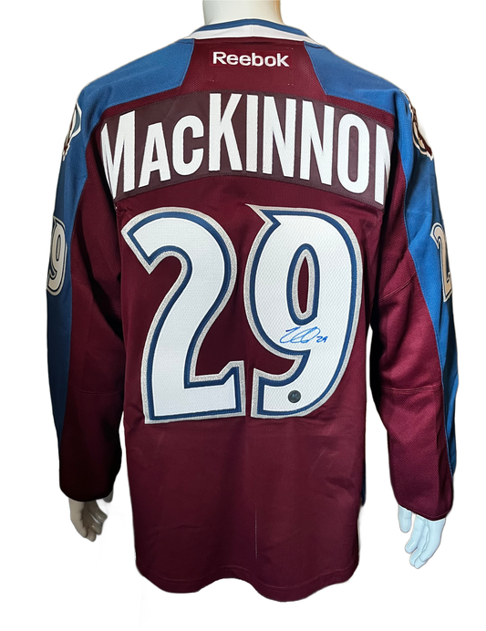 Nathan Mackinnon Autographed Colorado Avalanche Jersey