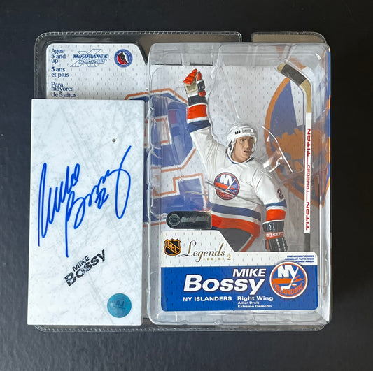 Mike Bossy Autographed McFarlane Figure