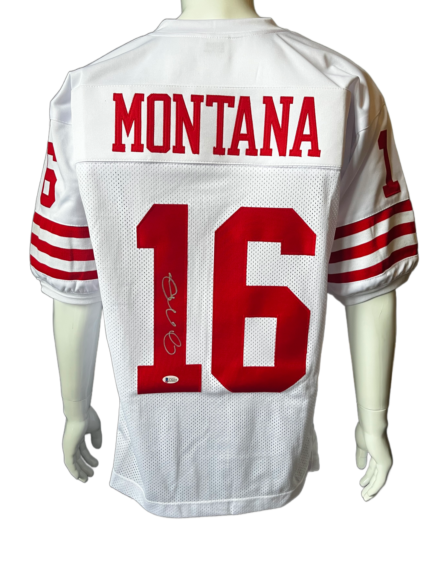 Joe Montana Autographed 49ers Custom Jersey
