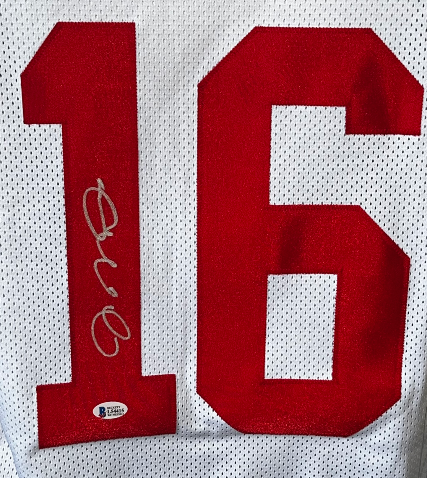 Joe Montana Autographed 49ers Custom Jersey