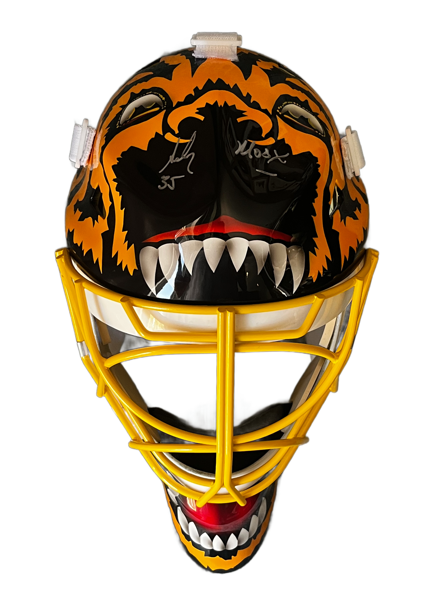 Andy Moog Autographed Boston Bruins Replica Goalie Mask