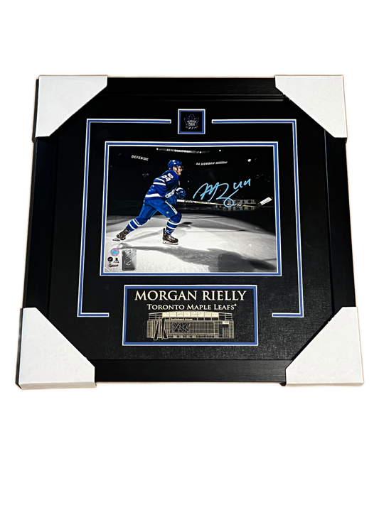 Toronto Maple Leafs Morgan Riely Autographed Framed 8x10