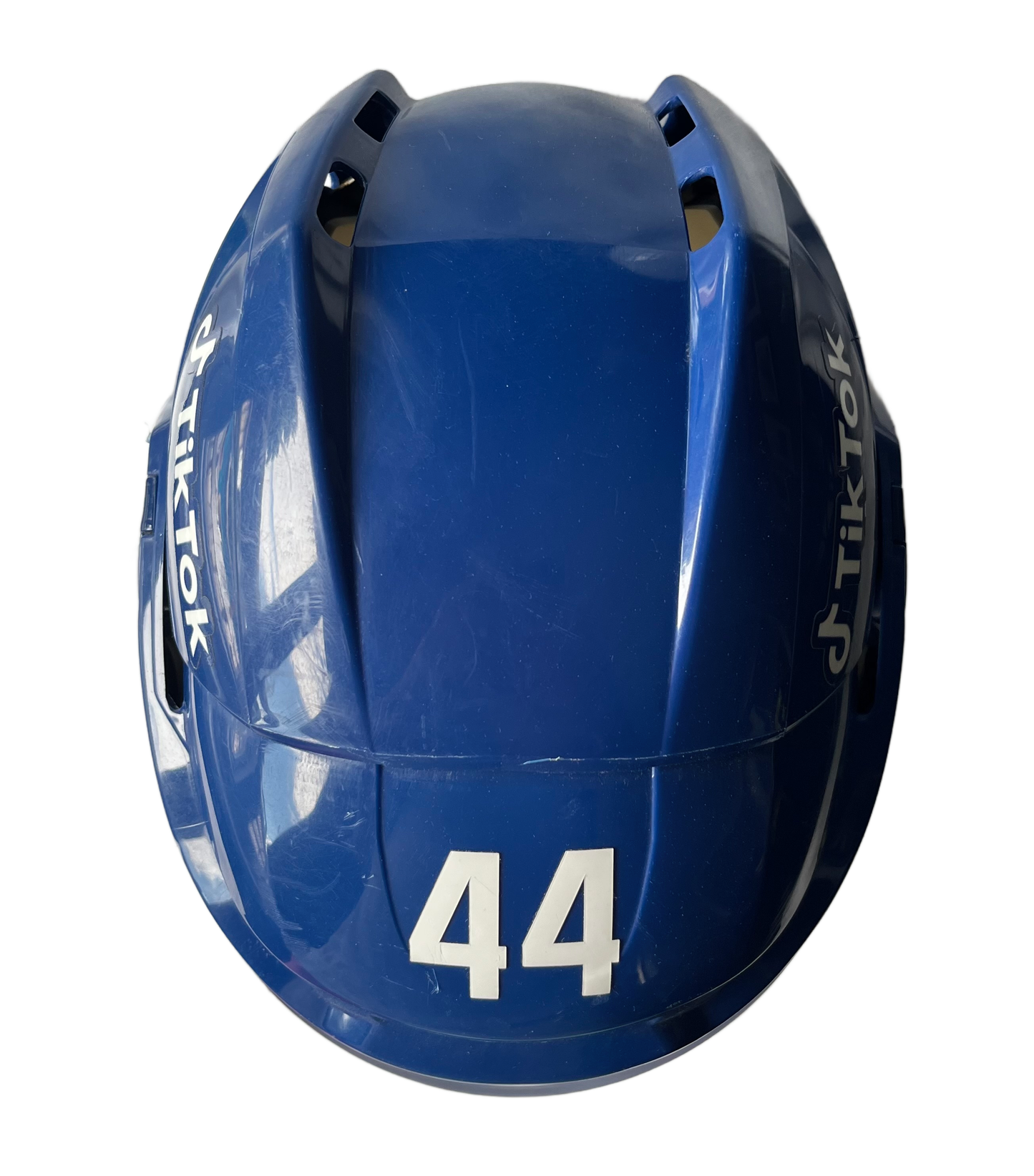 Morgan Rielly Game Used Toronto Maple Leaf Blue CCM Helmet