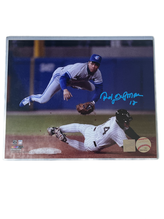 Roberto Alomar Autographed Toronto Blue Jays Batting 8x10 Photo