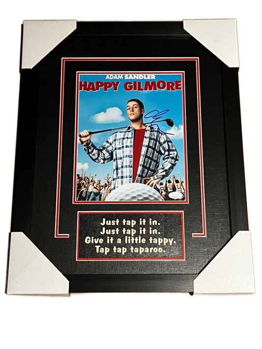 Adam Sandler Autographed Happy Gilmore Movie Framed 8x10 Photo