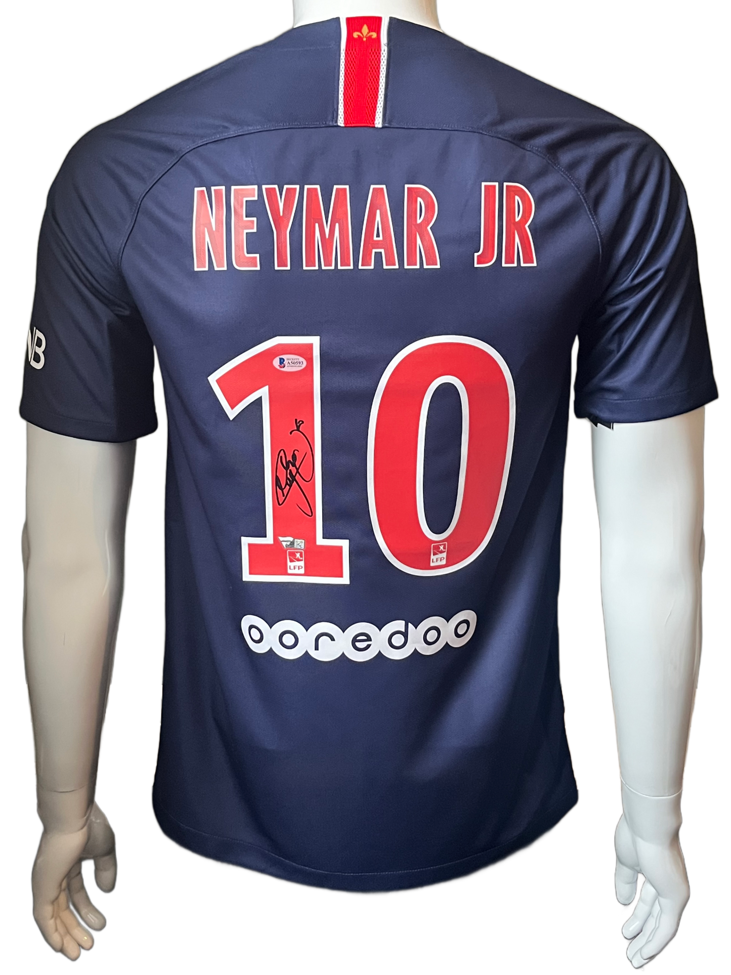 Neymar Jr. Signed PSG 2018-2019 Home Jersey