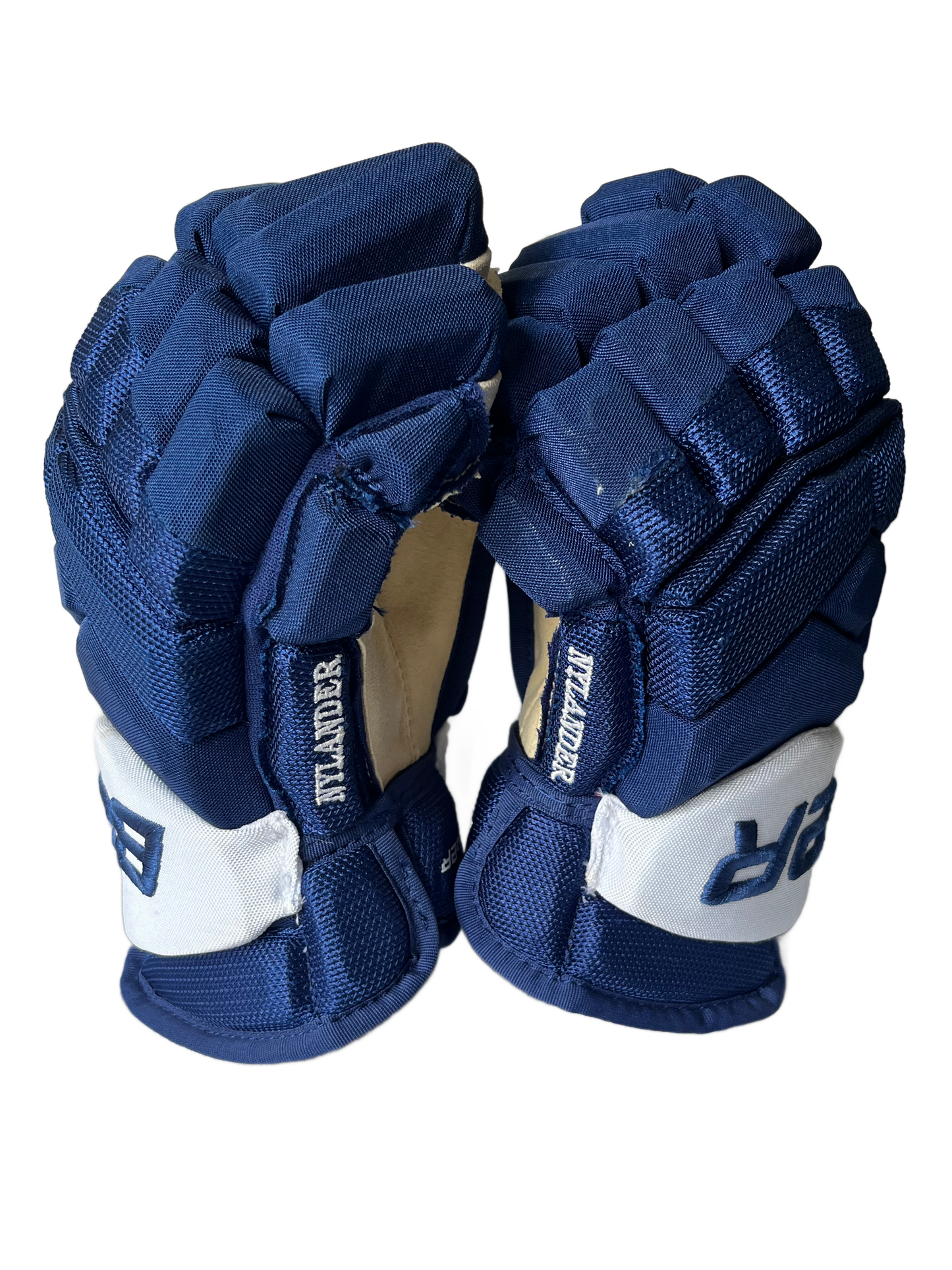 William Nylander Gamed Used Toronto Maple Leaf Gloves