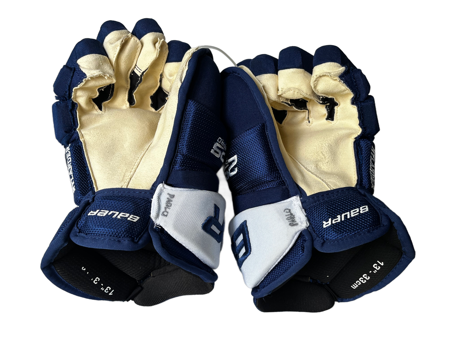 William Nylander Gamed Used Toronto Maple Leaf Gloves
