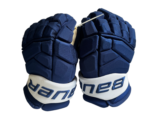 William Nylander Gamed Used Toronto Maple Leaf Gloves