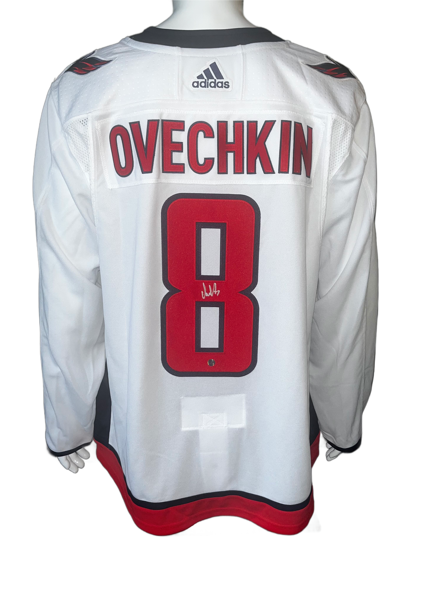 Alex Ovechkin Autographed Washington Capitals White Adidas Authentic Jersey