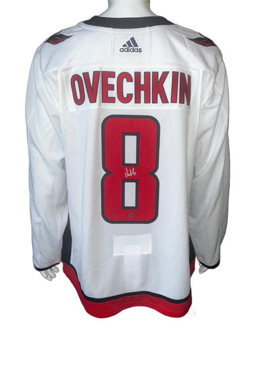 Alex Ovechkin Autographed Washington Capitals White Adidas Authentic Jersey