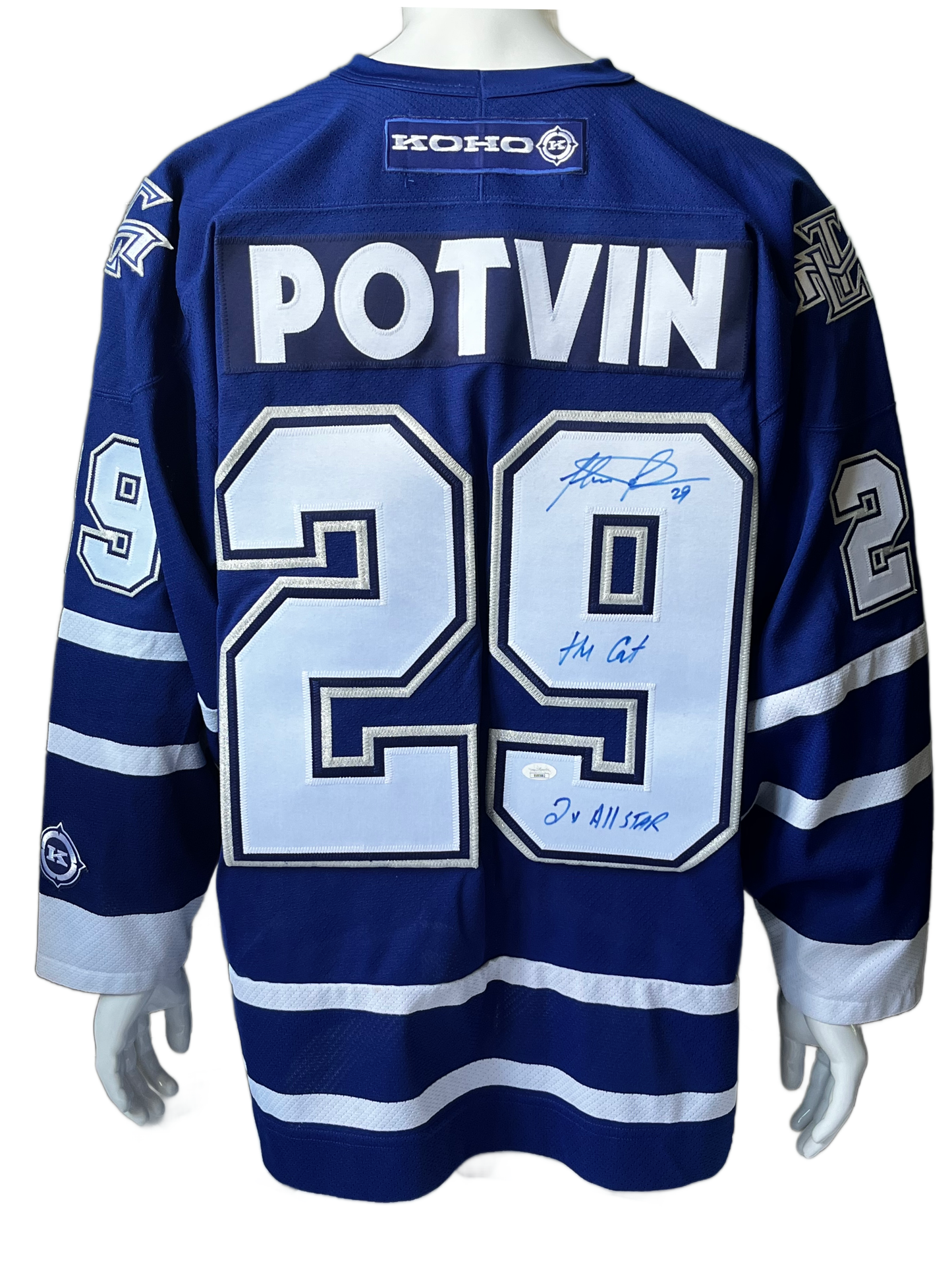 Toronto Maple Leafs Felix Potvin Signed Rare Koho Hockey Jersey
