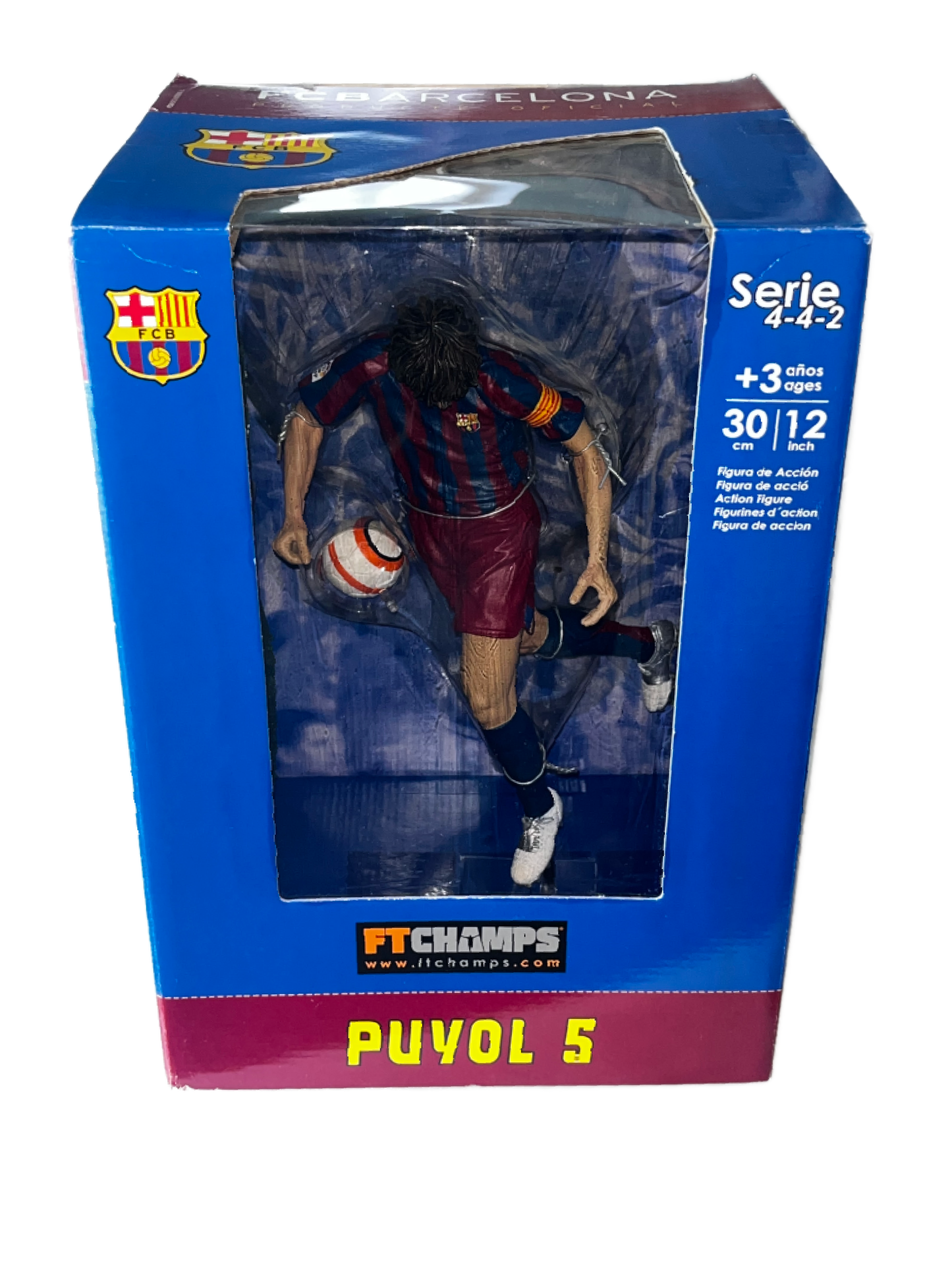 FT Champs Carles Puyol 5 FC Barcelona 12" Action Figure