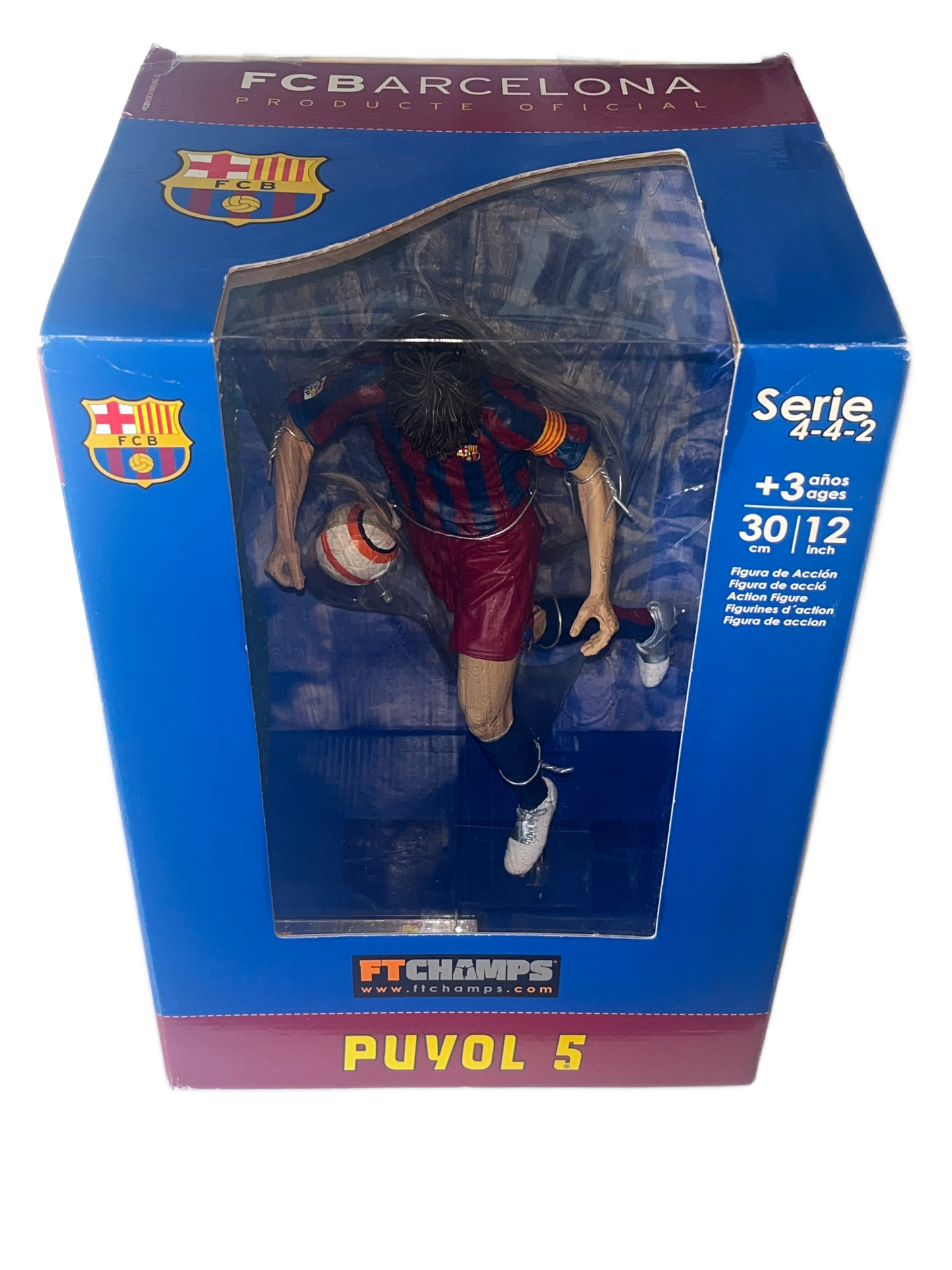 FT Champs Carles Puyol 5 FC Barcelona 12" Action Figure