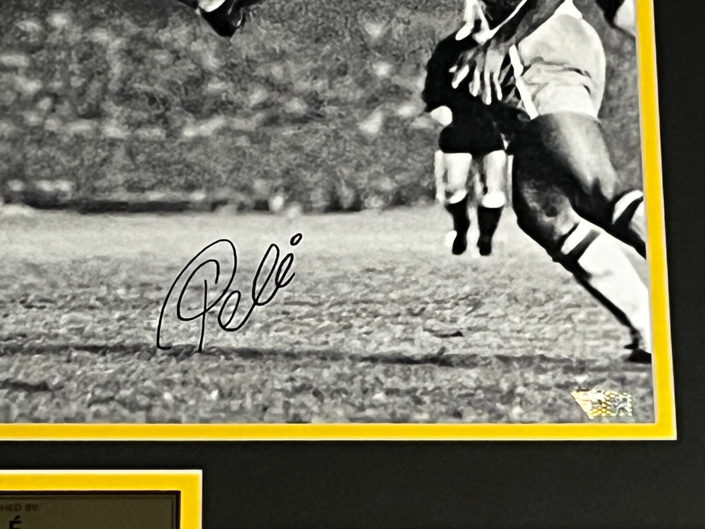Pele Autographed Framed 16x20 Brazil Bicycle Kick Photo Fanatics