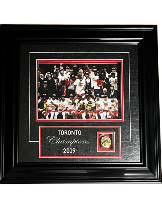 Toronto Raptors Cabinet With Championship Ring 2019 CHAMPS!!!