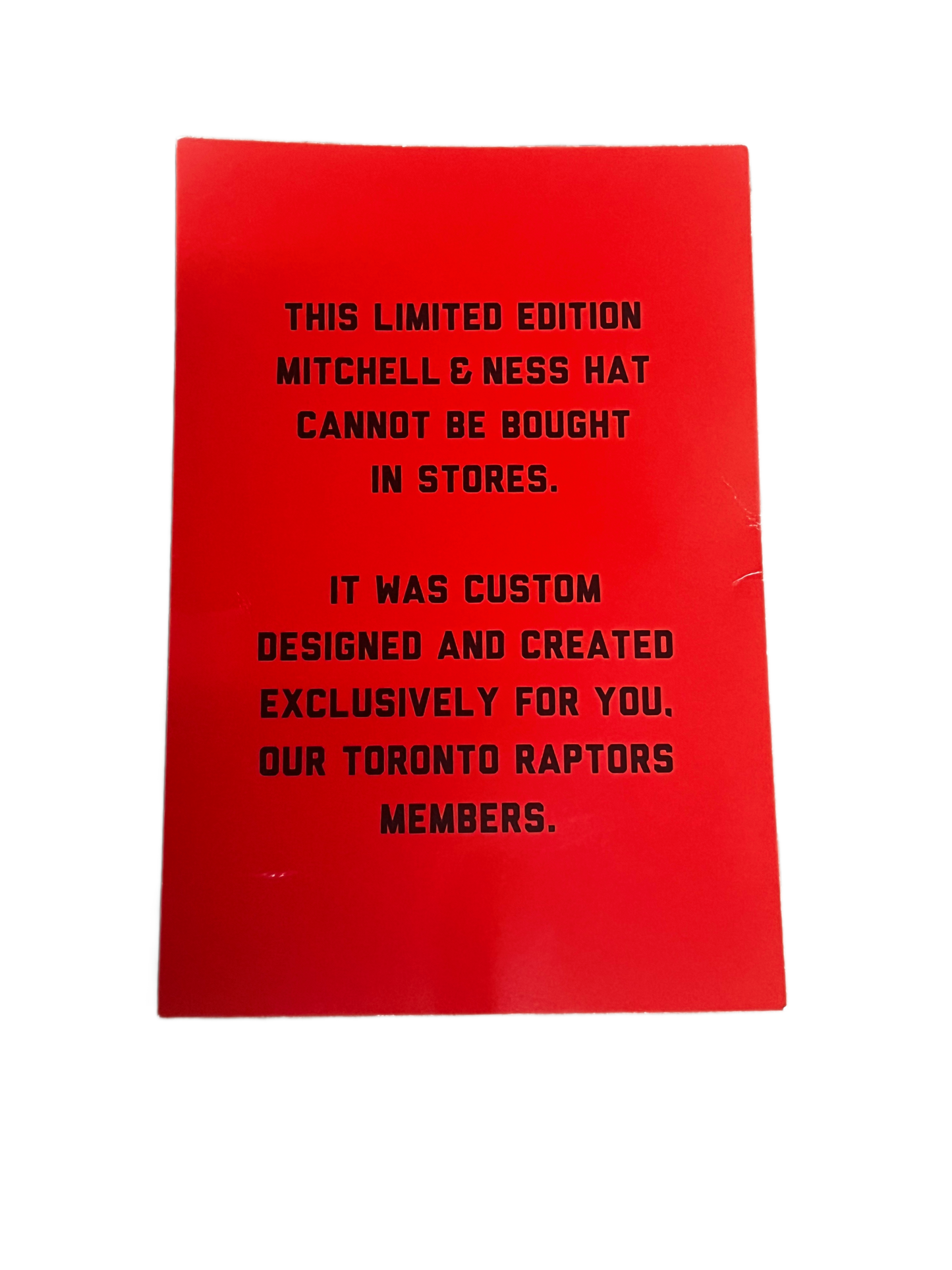 Mitchell & Ness Toronto Raptors Members Only Hat 2018