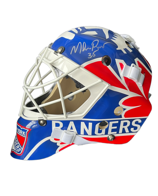 Mike Richter New York Rangers Signed Full Size Replica Goalie Mask