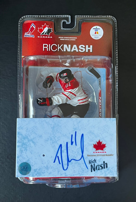 Rick Nash Autographed McFarlane