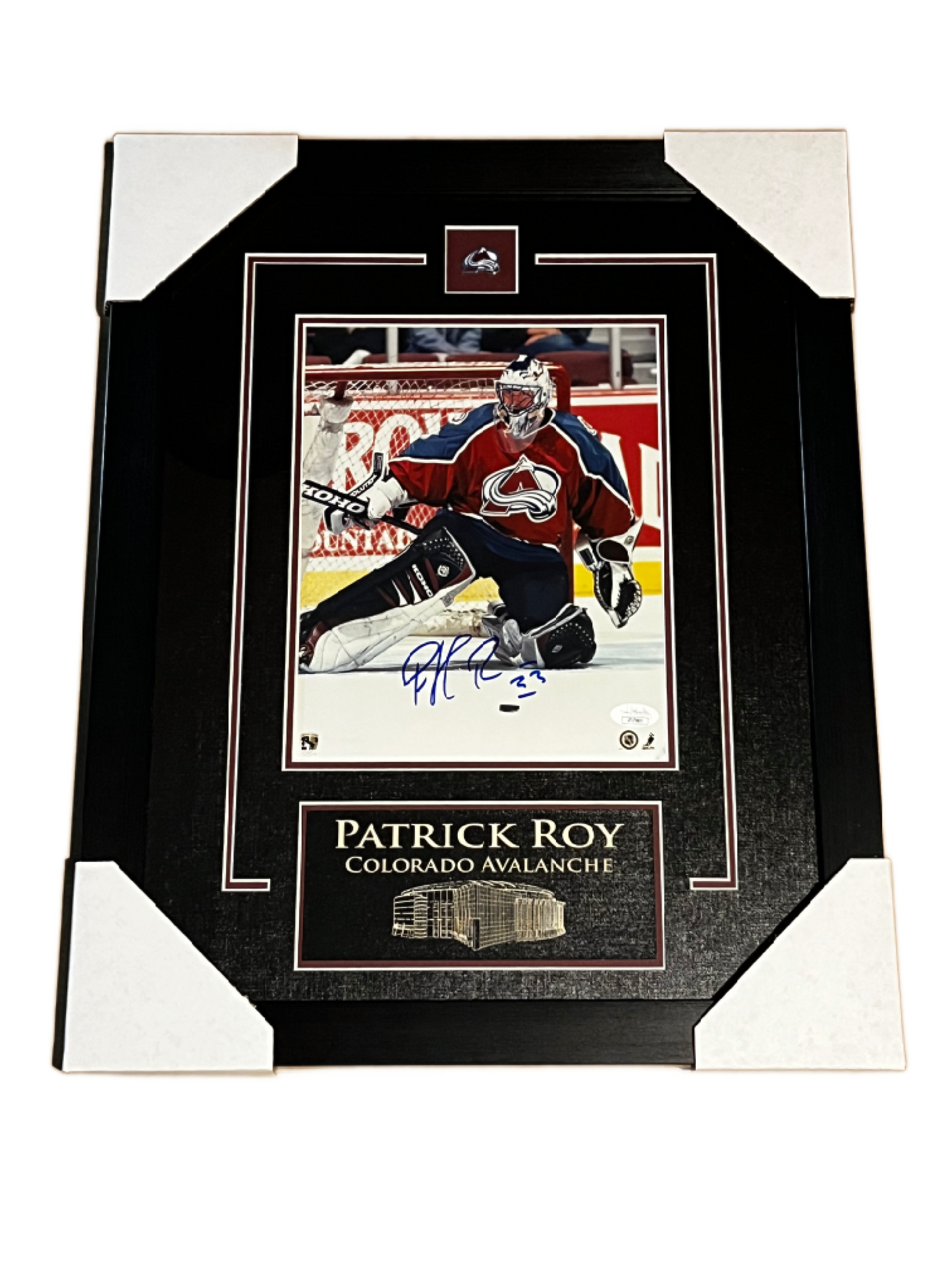 Patrick Roy Colorado Avalanche Autographed Framed 8x10