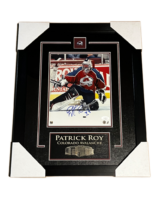 Patrick Roy Colorado Avalanche Autographed Framed 8x10