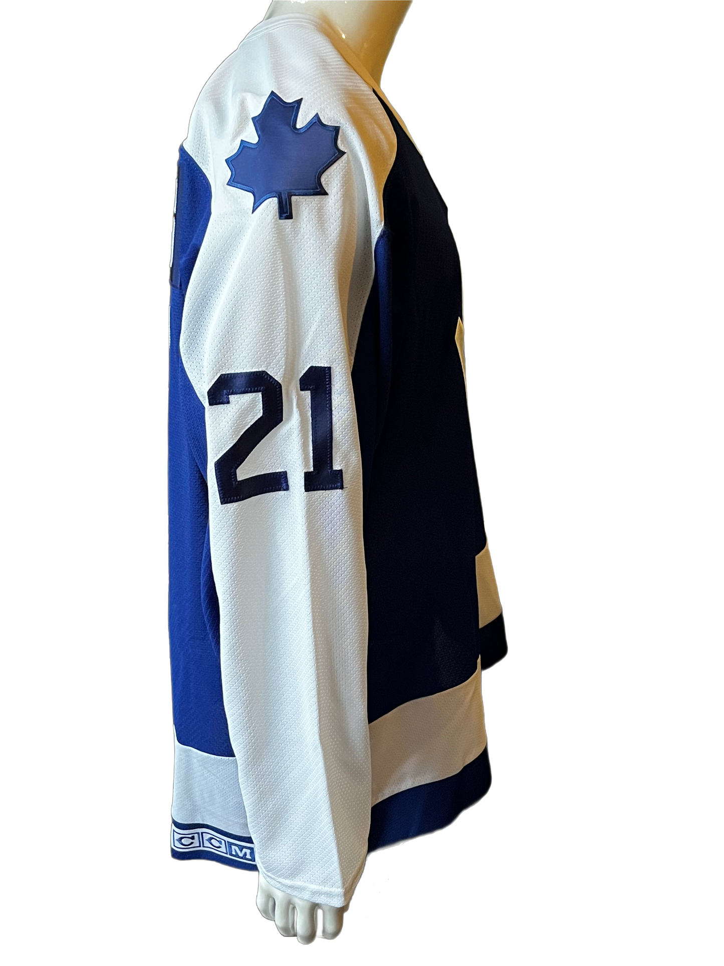 Borje Salming Autographed Toronto Maple Leaf Vintage CCM Jersey