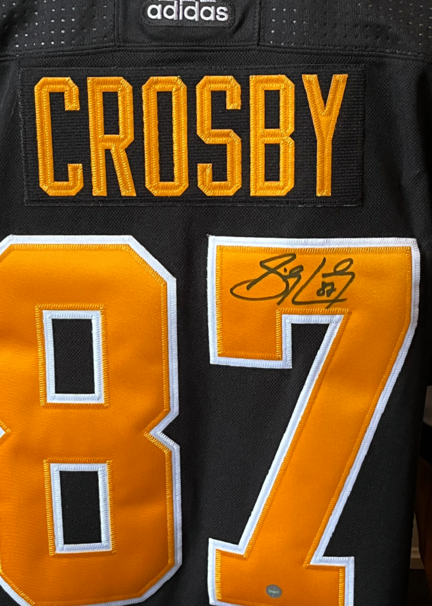 Sidney Crosby Autographed Pittsburgh Penguins Third Adidas Authentic Pro Jersey