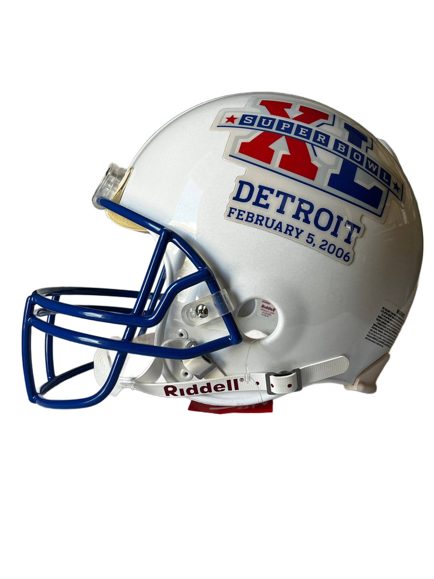 Rare Super Bowl XL Full Size Pro Authentic Riddell Football Helmet