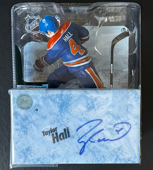 Taylor Hall Autographed McFarlane Figure