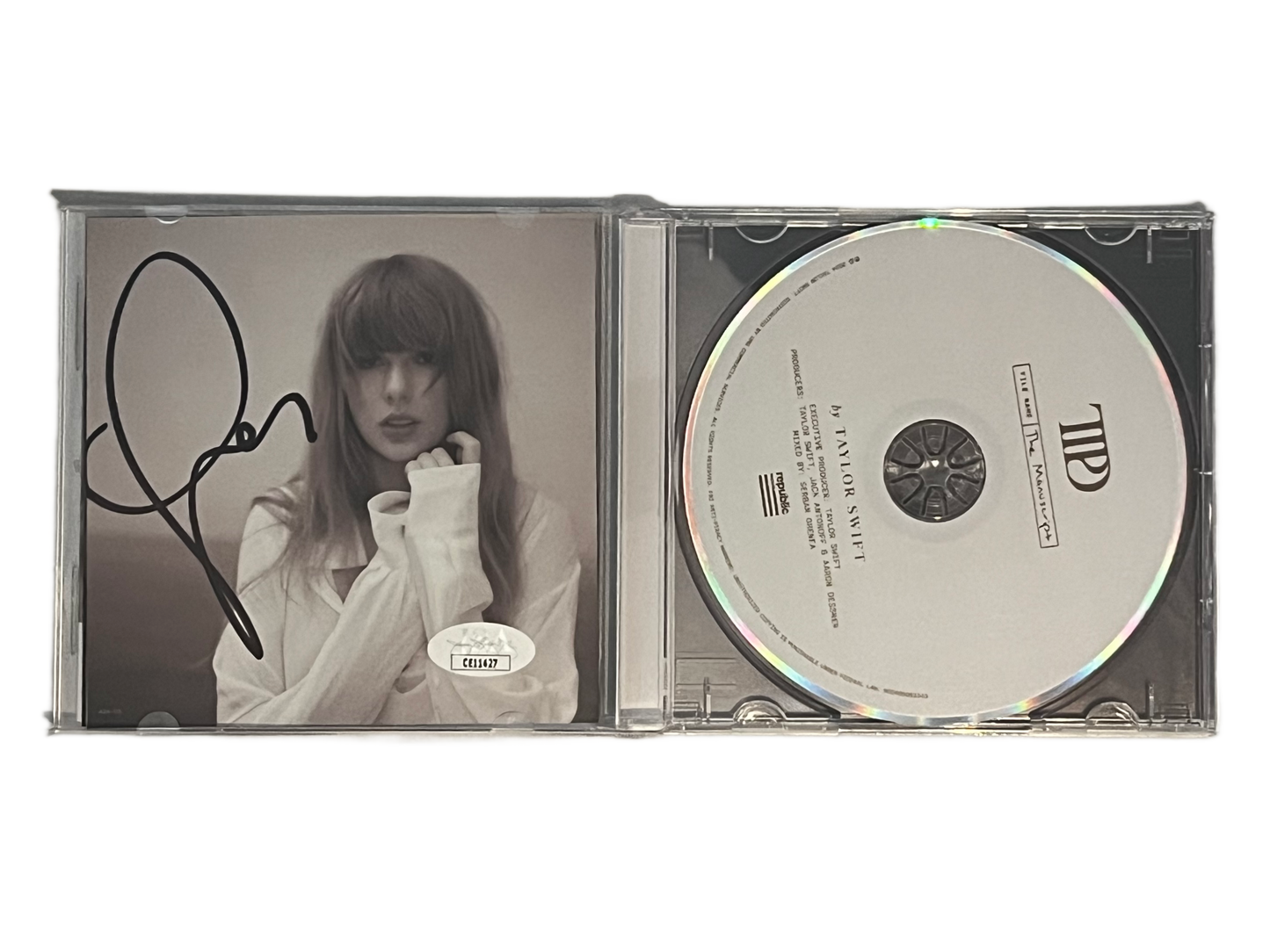 Taylor Swift Autographed The Tortured Poets Department CD