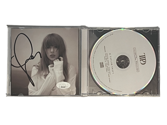 Taylor Swift Autographed The Tortured Poets Department CD