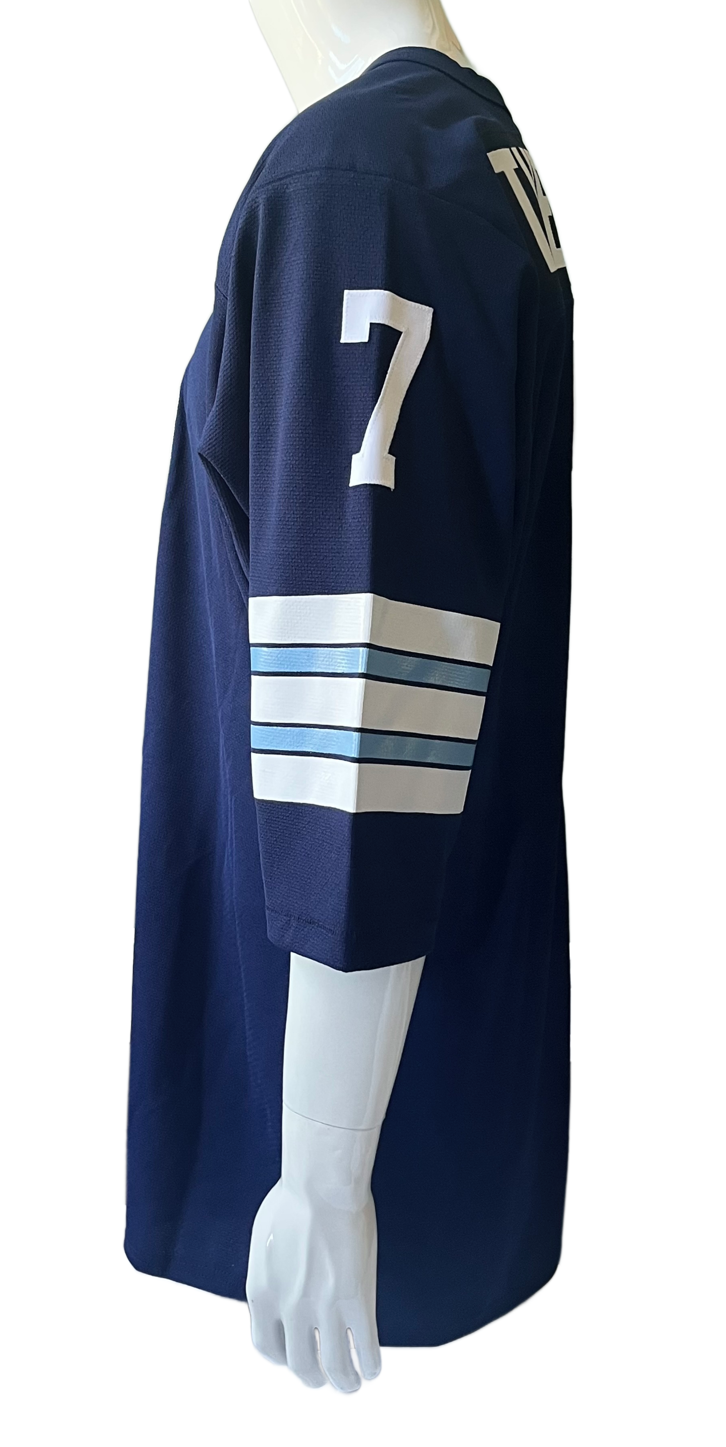 Joe Theismann Autographed Toronto Argos Style Canadian Football Jersey